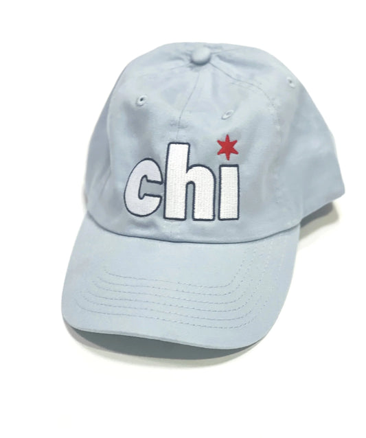 chi baseball hat adult - hand embroidered adjustable