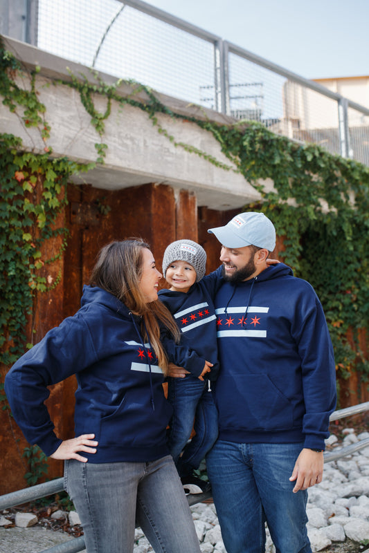 chicago flag hoodie
