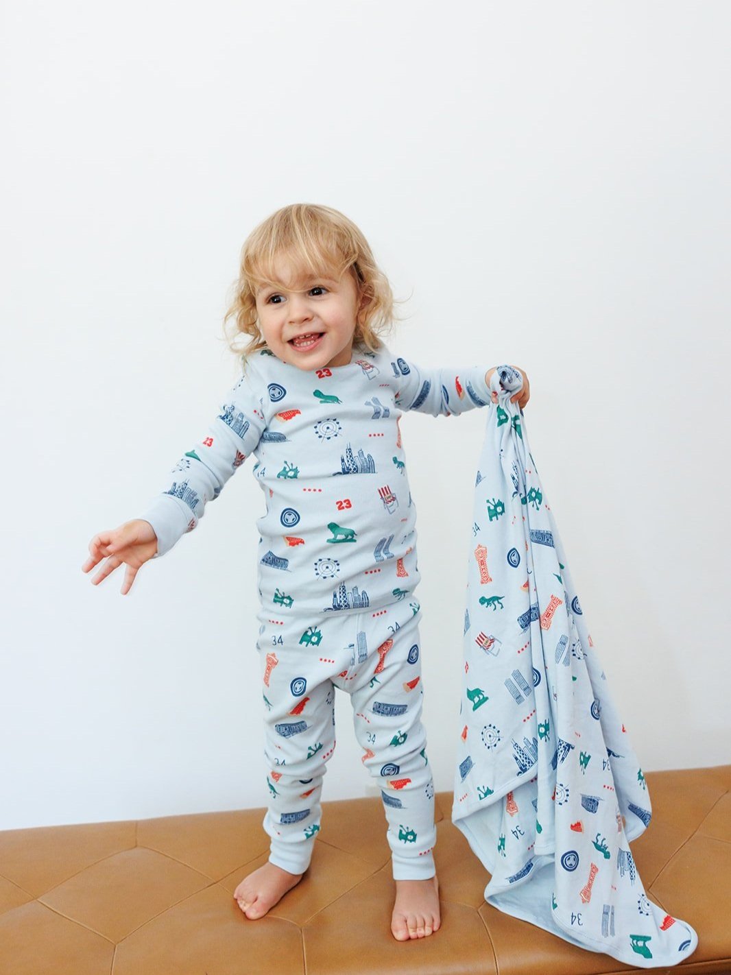 iconic chicago kids pajamas