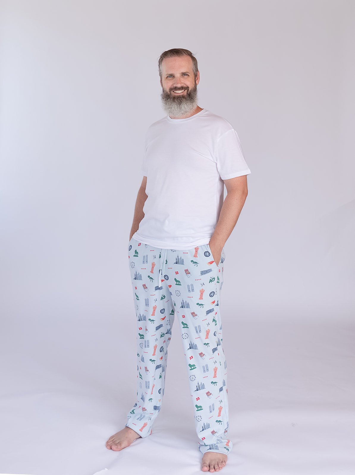 Iconic Chicago Unisex Pajama Set - 100% Organic Cotton