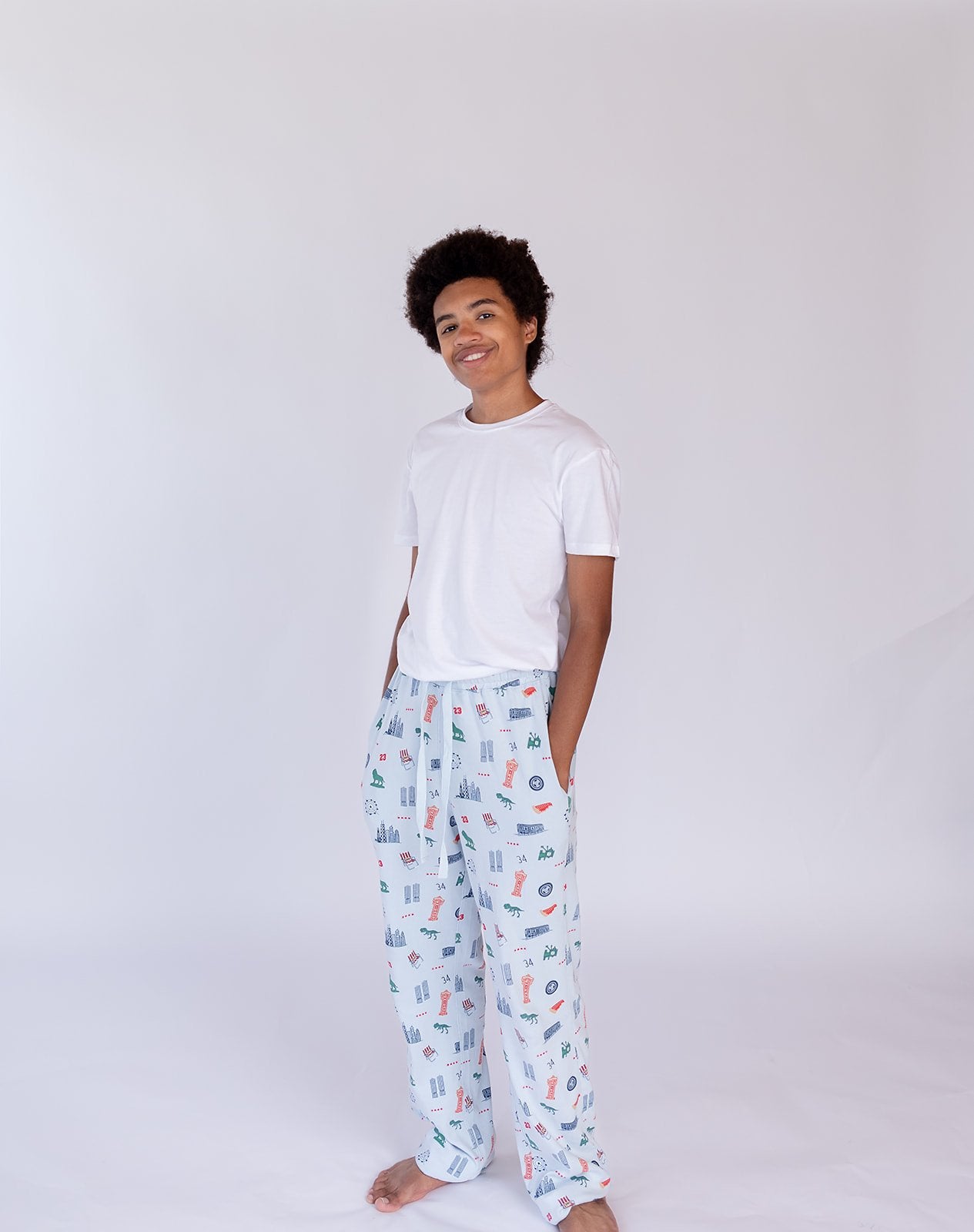 Iconic Chicago Unisex Pajama Set - 100% Organic Cotton