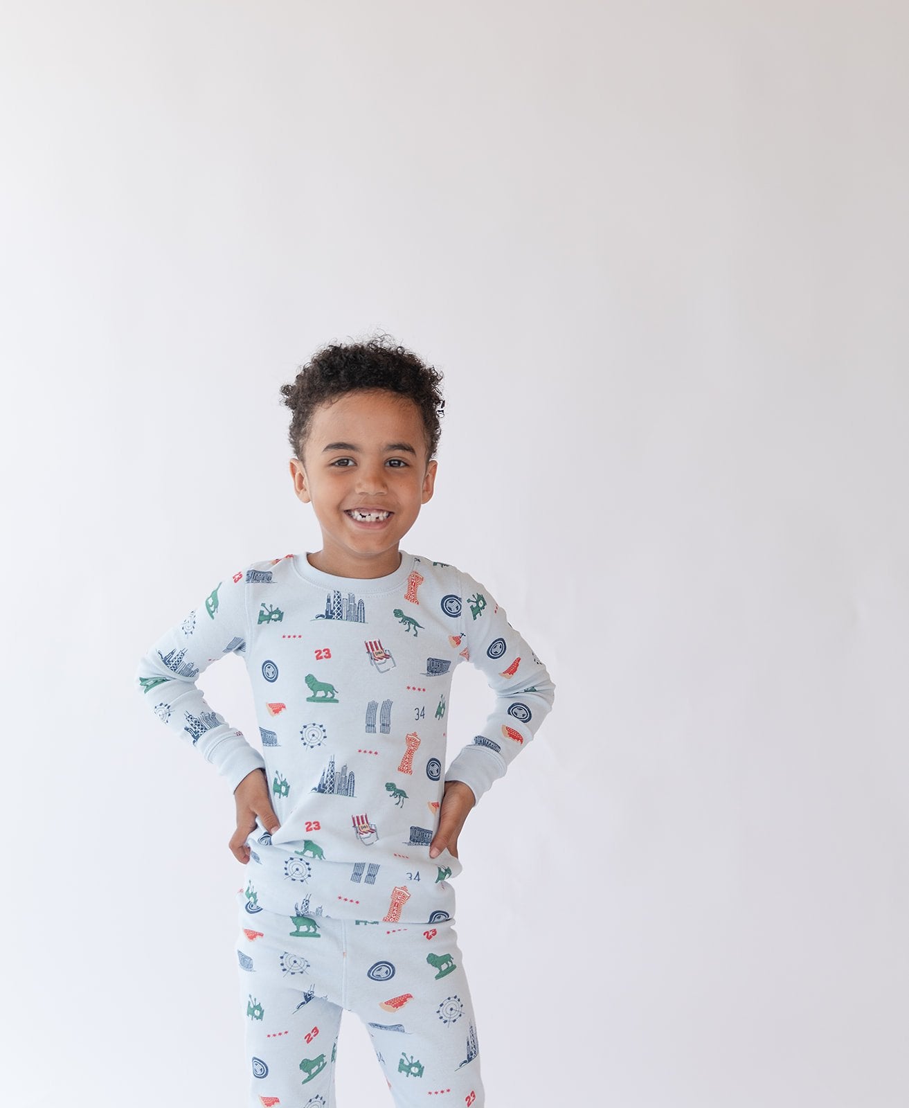 iconic chicago kids pajamas