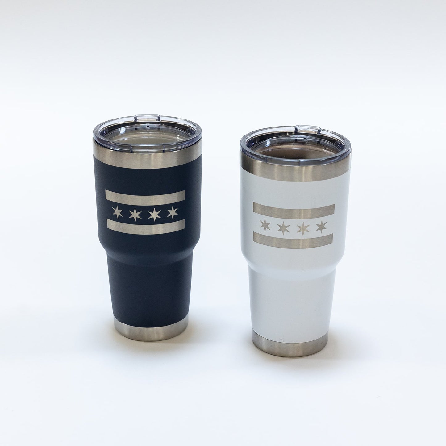 Chicago Flag Tumbler - 20oz & 30oz Insulated Double Wall