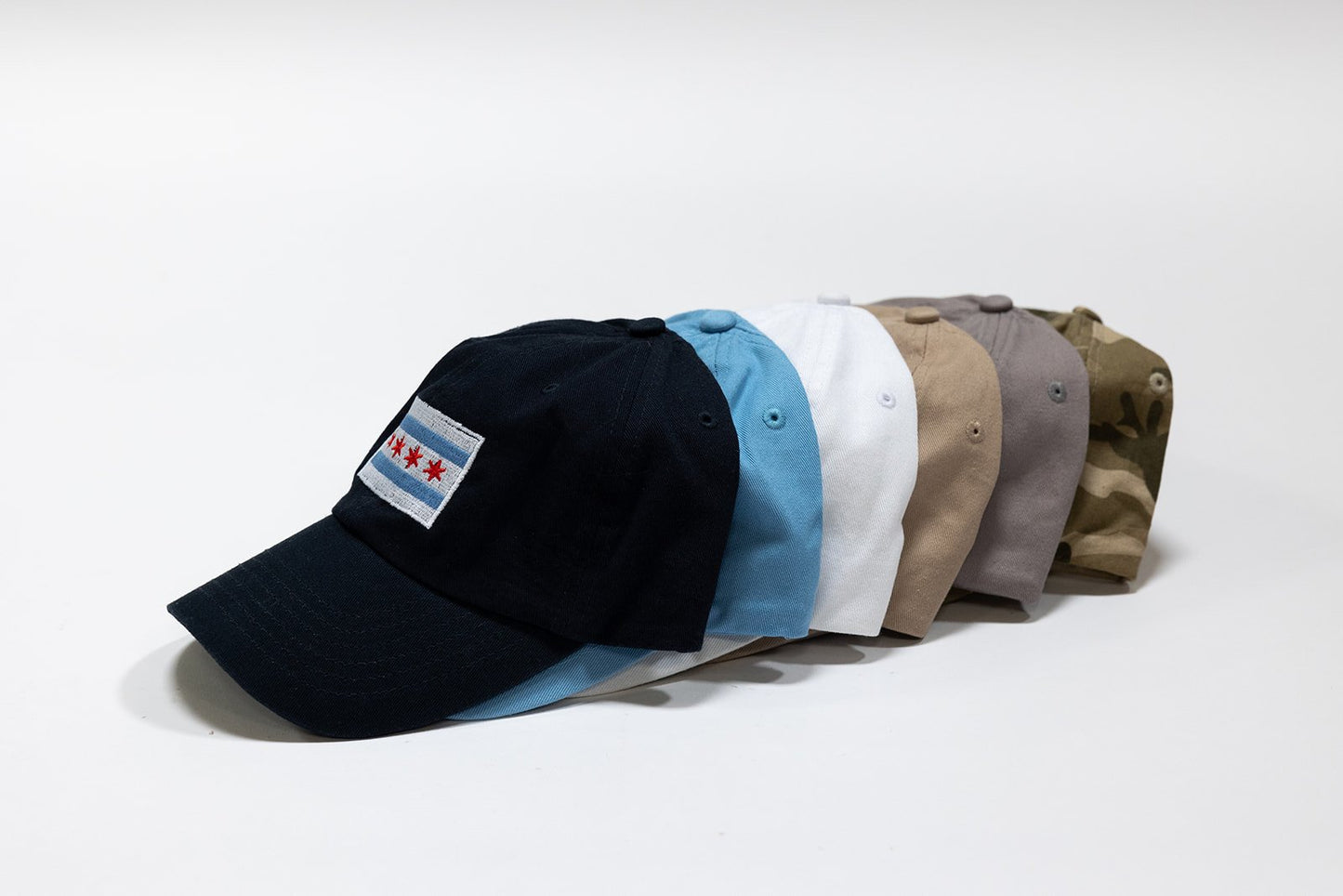 chicago flag baseball hat in adult