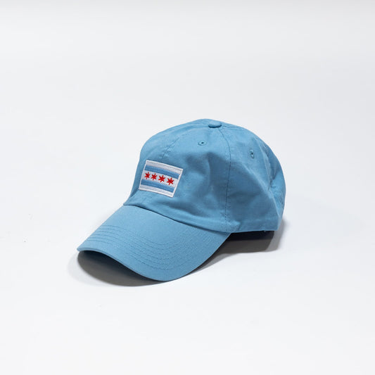 chicago flag baseball hat in adult