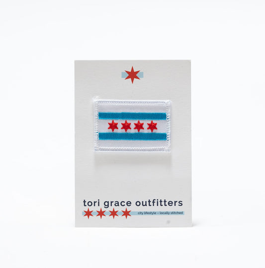 chicago flag patch