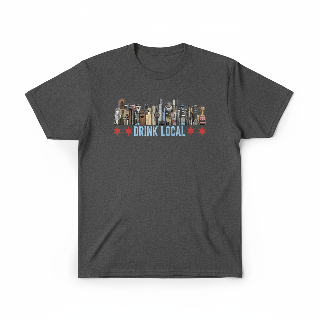 Drink Local t-shirt product shot