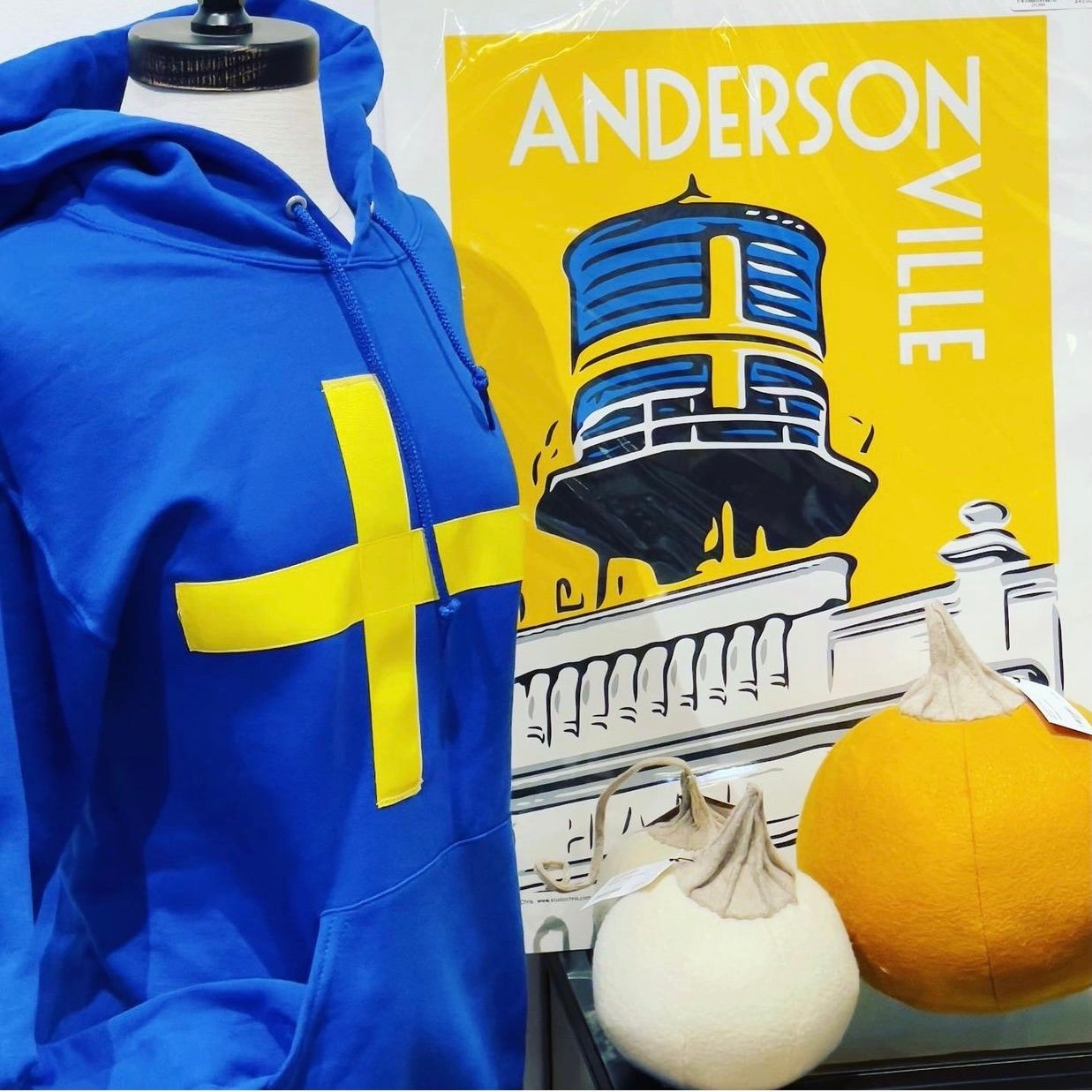 swedish flag hoodie