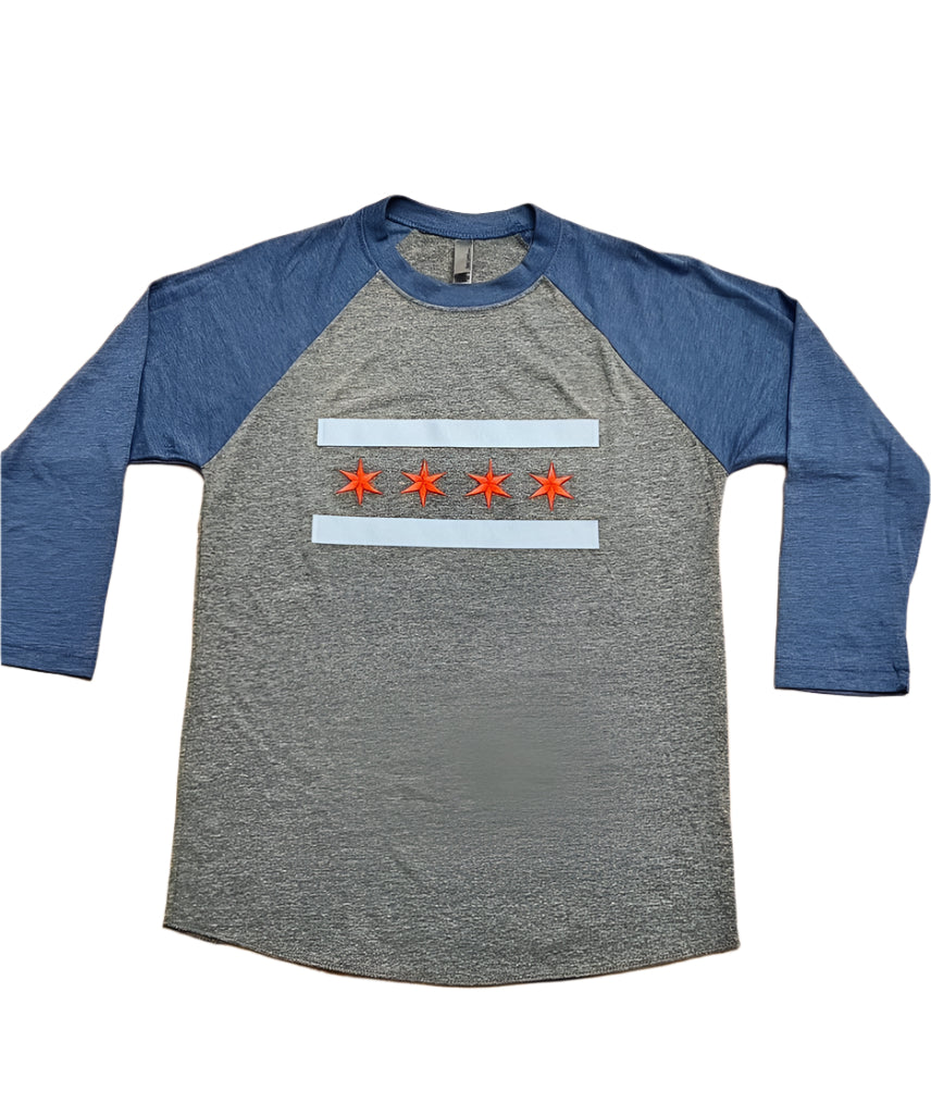 chicago flag shirt adult